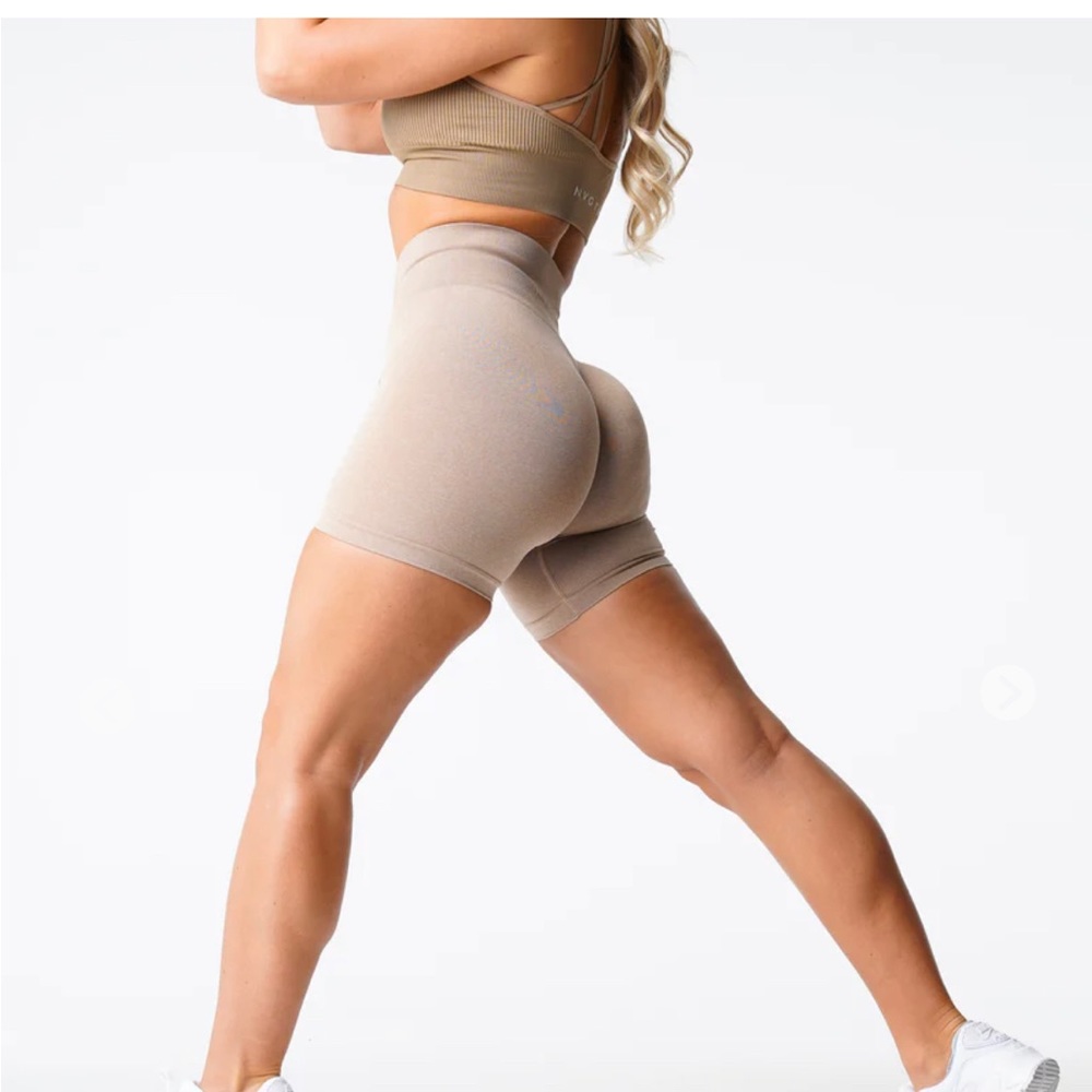 NVGTN beige pro shorts